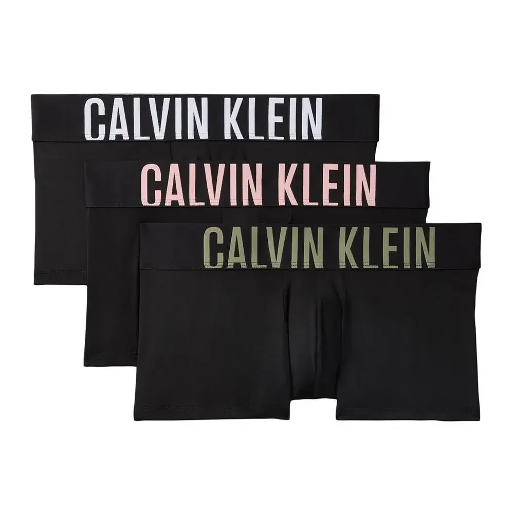 Calvin Klein Intense Power Underwear Mens S Multi Low Rise Trunks 3-Pack JAX2133